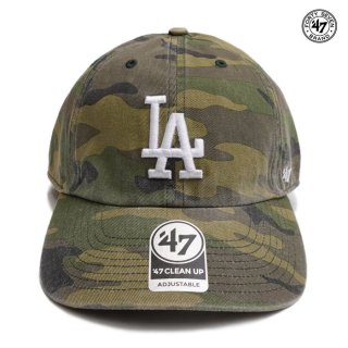 【送料無料】'47 CLEAN UP CAP LOS ANGELES DODGERS【CAMOUFLAGE】
