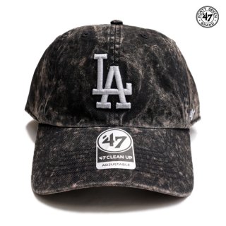 【送料無料】'47 CLEAN UP CAP LOS ANGELES DODGERS【BLACK】