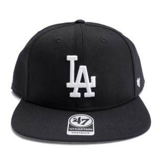 【送料無料】'47 CAPTAIN CAP LOS ANGELES DODGERS【BLACK】