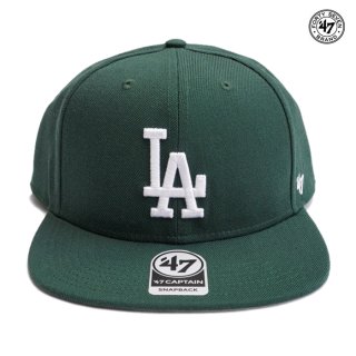 【送料無料】'47 CAPTAIN CAP LOS ANGELES DODGERS【DARK GREEN】