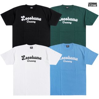 【先行予約★6月お届け予定★送料無料】LOCOHAMA CLOTHING LOGO Tシャツ【BLACK/WHITE/DARK GREEN/LIGHT BLUE】