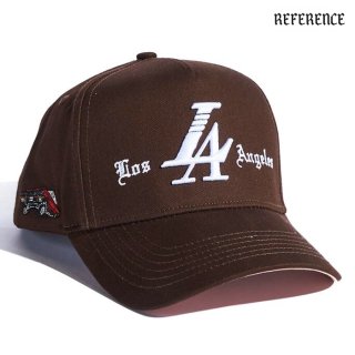 【送料無料】REFERENCE LA VIDA SNAPBACK CAP【BROWN】