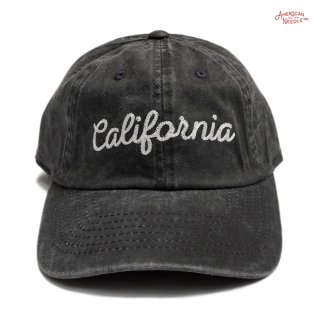 AMERICAN NEEDLE TIGHTROPE STRAP BACK CAP -CALIFORNIA-VINTAGE BLACK