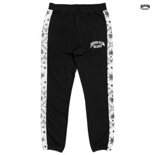 ̵DEATH ROW RECORDS  SNOOP DOGG KUSHDANA PAISLEY JOGGER PANTSBLACK