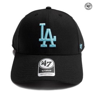 【送料無料】'47 MVP CAP LOS ANGELES DODGERS【BLACK×L.BLUE】