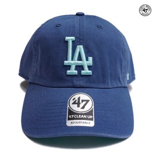 【送料無料】'47 CLEAN UP CAP LOS ANGELES DODGERS【TIMBER BLUE】