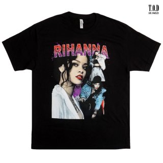 【送料無料】TOD RIHANNA Tシャツ【BLACK】