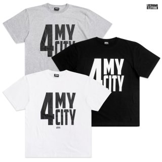【送料無料】LOCOHAMA CLOTHING 4 MY CITY Tシャツ【WHITE/BLACK/ASH GRAY】