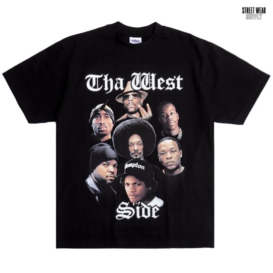 【送料無料】STREETWEAR SUPPLY THA WEST SIDE Tシャツ【BLACK】 - INDOOR CLASS OFFICIAL  ONLINE STORE