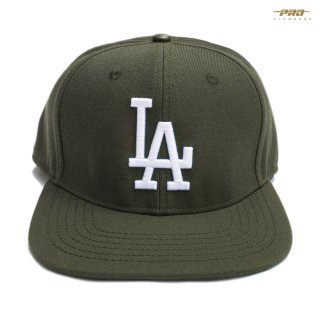 【送料無料】PRO STANDARD LOS ANGELES DODGERS SNAPBACK CAP【OLIVE】