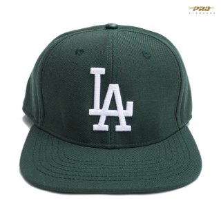 【送料無料】PRO STANDARD LOS ANGELES DODGERS SNAPBACK CAP【DARK GREEN】
