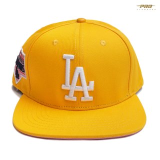 【送料無料】PRO STANDARD LOS ANGELES DODGERS SNAPBACK CAP【GOLD YELLOW】