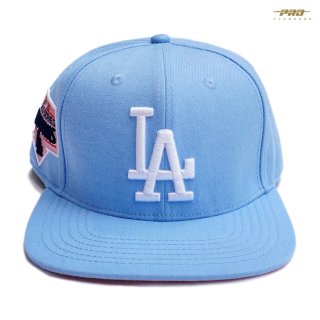 【送料無料】PRO STANDARD LOS ANGELES DODGERS SNAPBACK CAP【LIGHT BLUE】