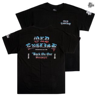 【送料無料】OLD ENGLISH BRAND CHROME Tシャツ【BLACK】
