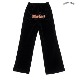 ̵COUCH LOCK VELOUR PANTSBLACK