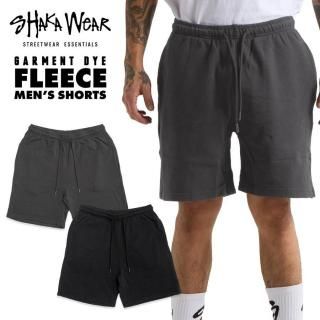 ̵SHAKA WEAR GARMENT DYE TERRY SHORTSBLACK/SHADOW