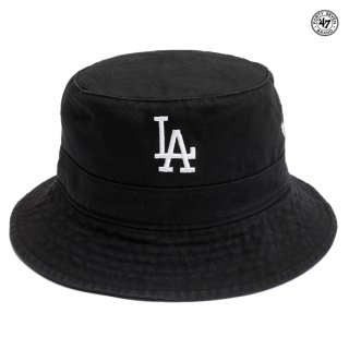 ̵'47 BUCKET HAT LOS ANGELES DODGERSBLACK