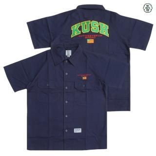 <img class='new_mark_img1' src='https://img.shop-pro.jp/img/new/icons20.gif' style='border:none;display:inline;margin:0px;padding:0px;width:auto;' />50%OFF̵POT MEETS POP KUSH FATIGUE S/S SHIRTSNAVY