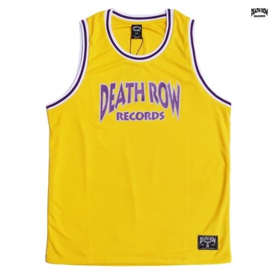 送料無料】DEATH ROW RECORDS BASKETBALL JERSEY【YELLOW】 - INDOOR CLASS OFFICIAL  ONLINE STORE