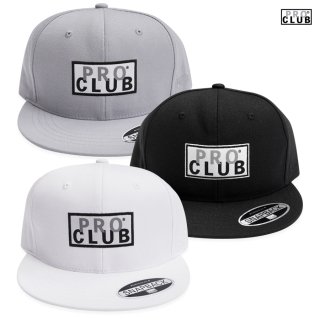 PRO CLUB ORIGINAL LOGO SNAPBACK CAPWHITE/BLACK/GRAY