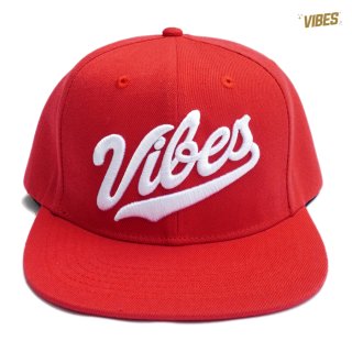 【送料無料】VIBES CLOTHING HOMEFIELD SNAPBACK CAP【RED】