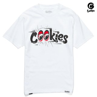 【送料無料】COOKIES GLOSSY EYED Tシャツ【WHITE】