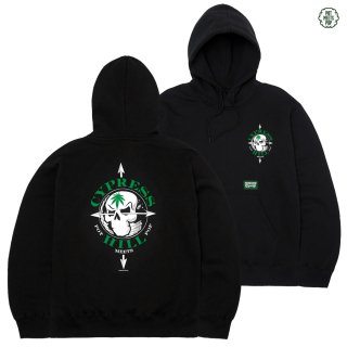 ̵POT MEETS POP  CYPRESS HILL SKULL & COMPASS HOODIEBLACK