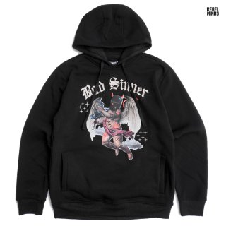 <img class='new_mark_img1' src='https://img.shop-pro.jp/img/new/icons20.gif' style='border:none;display:inline;margin:0px;padding:0px;width:auto;' />SALE30%OFF̵REBEL MINDS BAD SINNER HOODIEBLACK