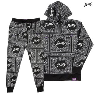 <img class='new_mark_img1' src='https://img.shop-pro.jp/img/new/icons20.gif' style='border:none;display:inline;margin:0px;padding:0px;width:auto;' />SALE20%OFF̵RUNTZ BANDANA HOODIE SET UPBLACK