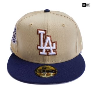 ̵NEW ERA 59FIFTY CAP MLB LOS ANGELES DODGERS 50TH ANNIVERSARYBEIGENAVY