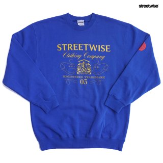 ̵STREETWISE ROYALTY CREWNECK SWEATROYAL BLUE