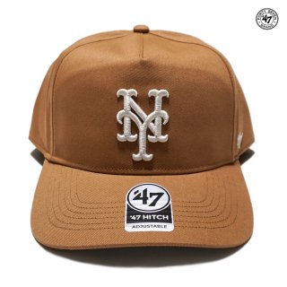 【送料無料】'47 HITCH NEW YORK METS SNAPBACK CAP【CAMEL】