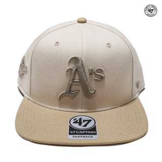 ̵'47 CAPTAIN OAKLAND ATHLETICS SNAPBACK CAPNATURAL