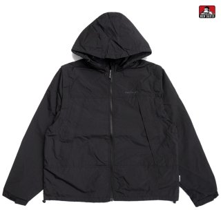 ̵BEN DAVIS 4WAY HOODED JACKETBLACK