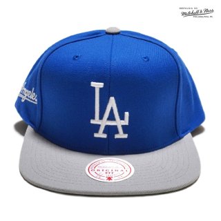 ̵MITCHELL&NESS LOS ANGELES DODGERS SNAPBACK CAPBLUEGRAY