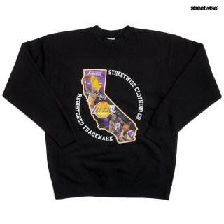 ̵STREETWISE CALI LIFERS CREWNECK SWEATBLACK