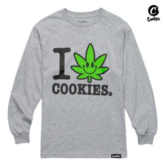 ̵COOKIES I HEART COOKIES L/S TġGRAY