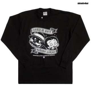 ̵STREETWISE SMILE NOW L/S TġBLACK