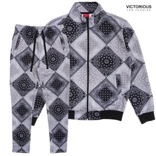 ̵VICTORIOUS LA BANDANA TRACK SET UPBLACK