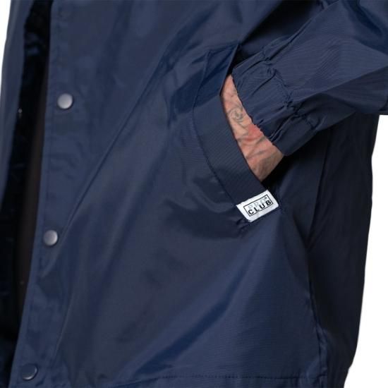 送料無料】PRO CLUB STANDARD COACH JACKET【BLACK/NAVY