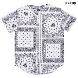 ̵M TOWN PAISLEY BASEBALL JERSEYWHITE