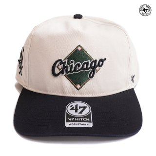 ̵'47 HITCH CHICAGO WHITE SOX SNAPBACK CAPNATURALBLACK