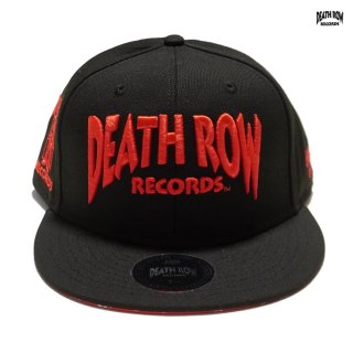 ̵DEATH ROW RECORDS OG LOGO PAISLEY FITTED CAPBLACKRED