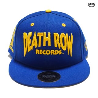 ̵DEATH ROW RECORDS OG LOGO PAISLEY FITTED CAPBLUEYELLOW