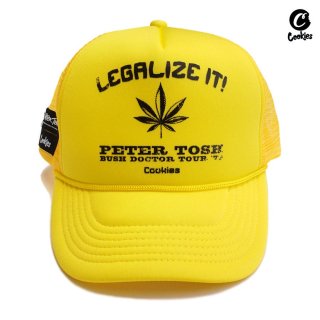 ̵COOKIES  PETER TOSH LEGALIZE IT TRUCKER CAPYELLOW