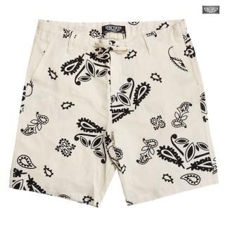 <img class='new_mark_img1' src='https://img.shop-pro.jp/img/new/icons20.gif' style='border:none;display:inline;margin:0px;padding:0px;width:auto;' />50%OFF̵RING SPUN PAISLEY LINEN SHORTSNATURAL