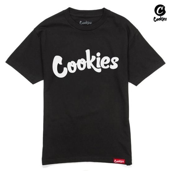 送料無料】COOKIES ORIGINAL LOGO Tシャツ【BLACK×WHITE