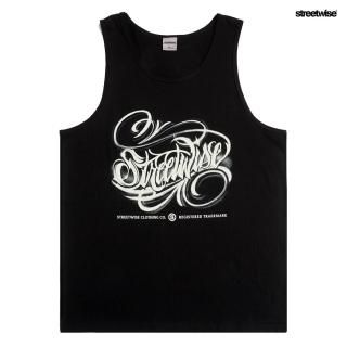 <img class='new_mark_img1' src='https://img.shop-pro.jp/img/new/icons20.gif' style='border:none;display:inline;margin:0px;padding:0px;width:auto;' />50%OFFSTREETWISE AIRBRUSH TANK TOPBLACK