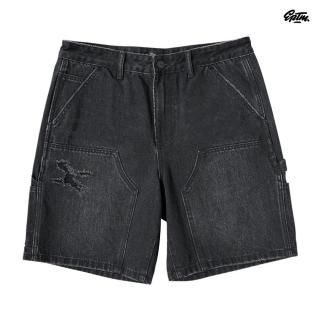 <img class='new_mark_img1' src='https://img.shop-pro.jp/img/new/icons20.gif' style='border:none;display:inline;margin:0px;padding:0px;width:auto;' />50%OFF̵EPTM DOUBLE KNEE DENIM SHORTSWASH BLACK