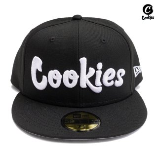 ̵COOKIES  NEW ERA ORIGINAL LOGO FITTED CAPBLACK